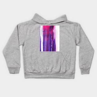 modern abstract painting purple Kids Hoodie